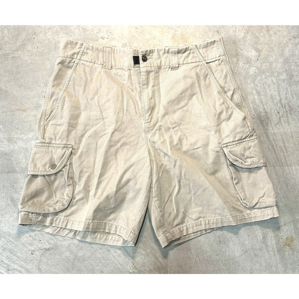 Vintage Y2K Nike ACG Cargo Utility Hiking Shorts Corduroy Khaki Brown Sz 34/M